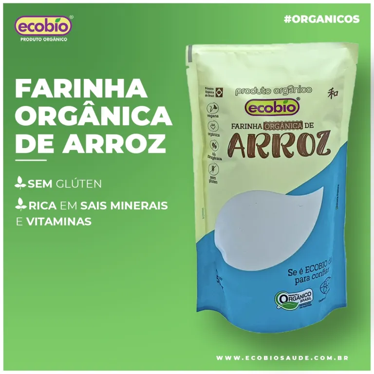 Farinha de Arroz orgânico